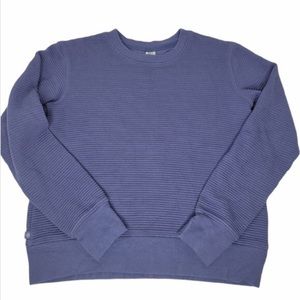 Altheta Ribbed Pullover Sweatshirt